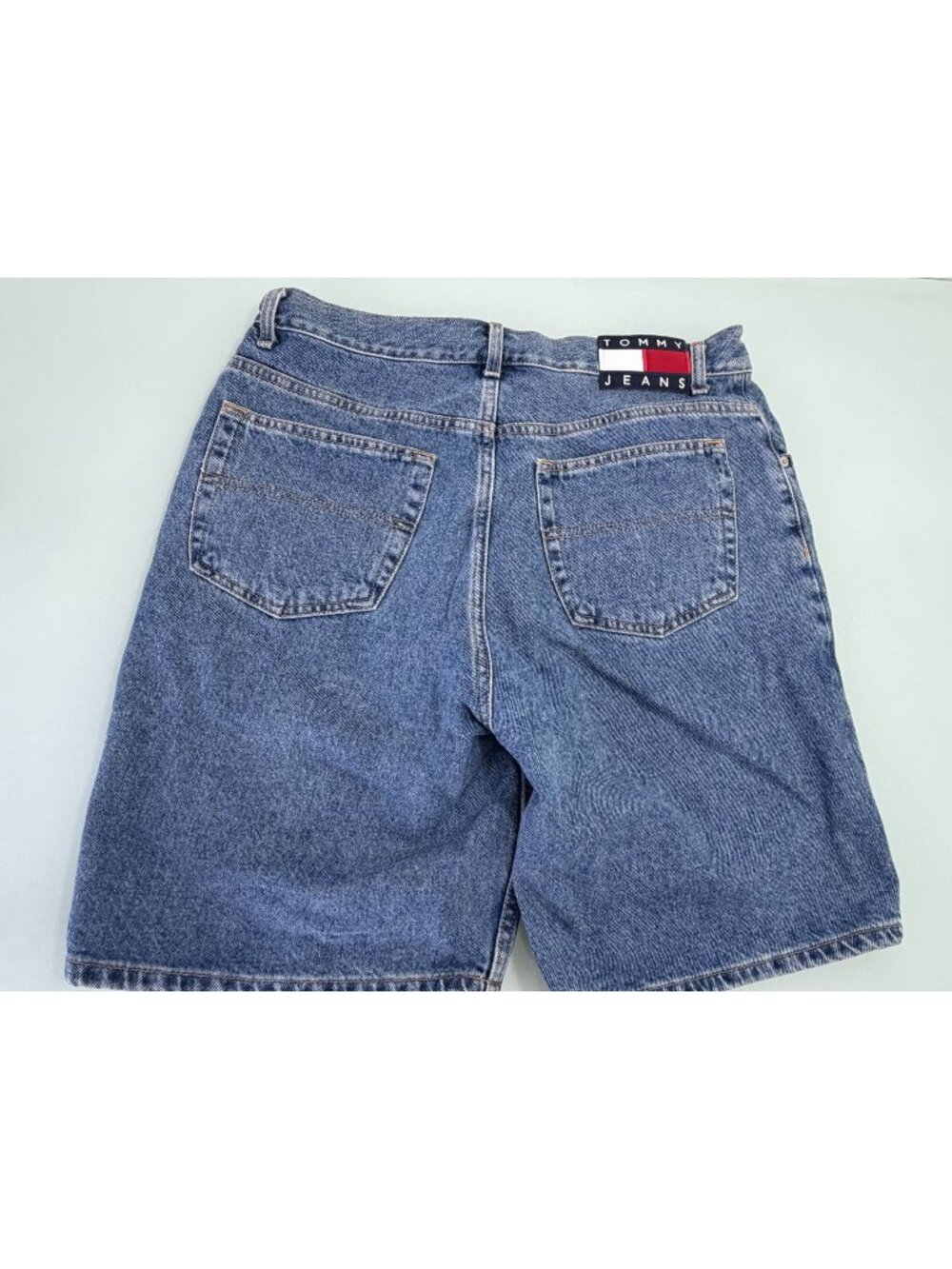 Vintage Tommy Hilfiger Jean Shorts Mens 36 Jorts Denim Y2K 90's Deadstock NWT